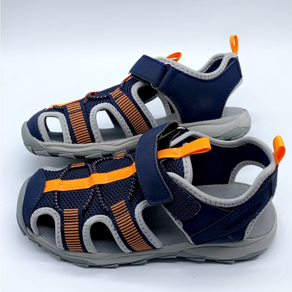 Kids Navy and Orange Active Sandals - Brand Unknown